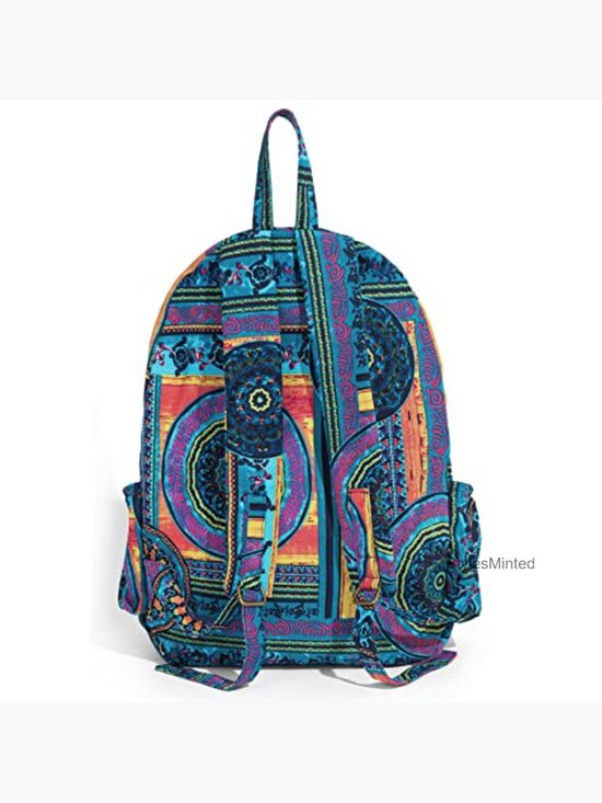 Large Capacity Canvas Foldable Travel Backpack Boho Hippie Daypack main image 4